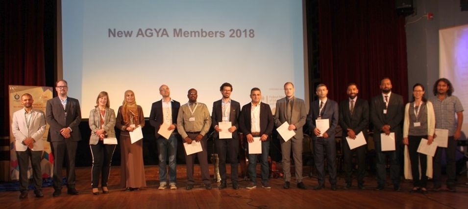 group photo of new AGYA members 20182018