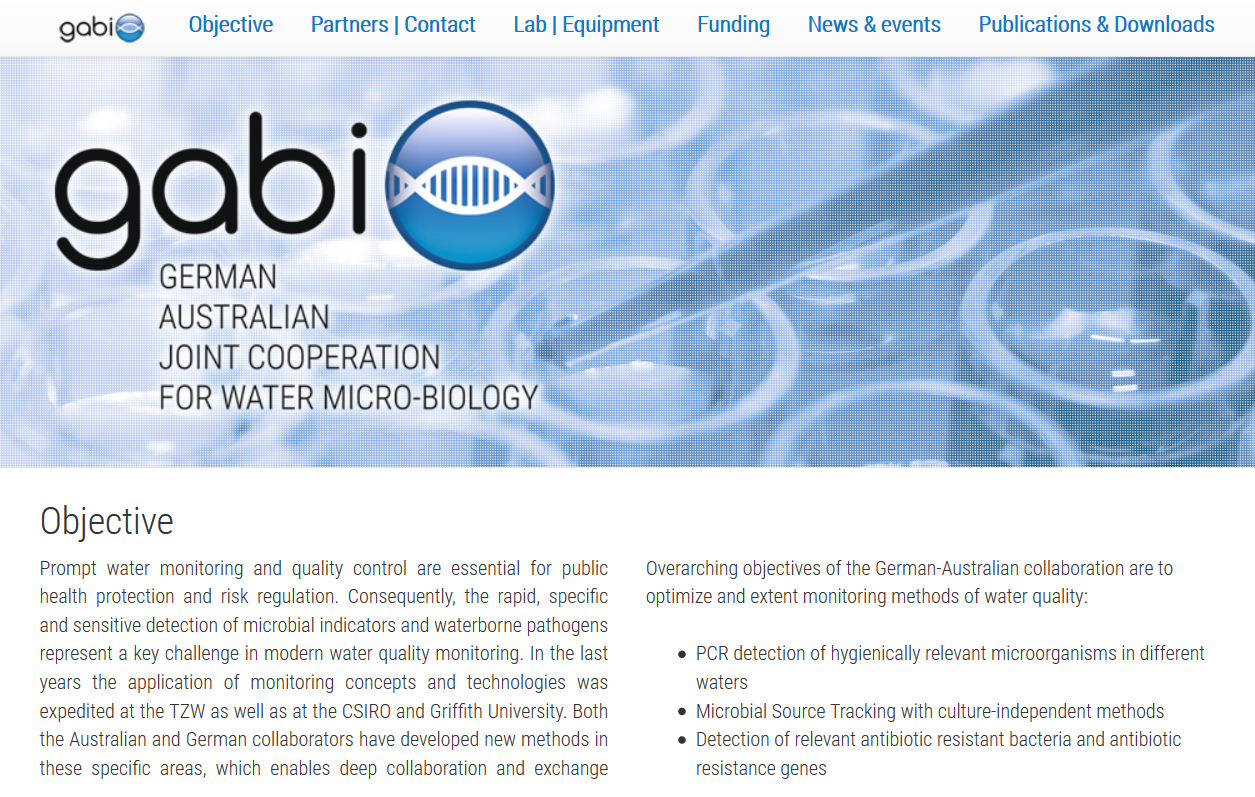 © gabi - a german australian joint cooperation for water-biology