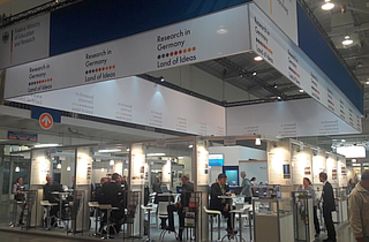 BMBF trade fair booth at the POL-ECO-SYSTEM 2018 in Poznan