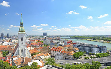 View on Bratislava