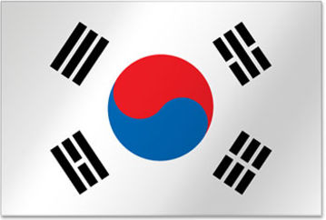 Flagge Südkorea