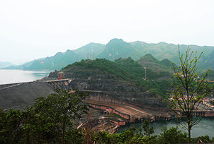 Hoa-Binh-Dam in Vietnam