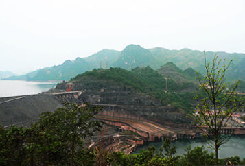 Hoa-Binh-Dam in Vietnam