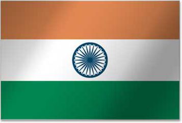 Flagge Indiens